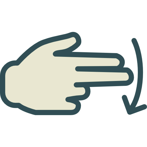 Pointing right icon