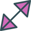 Diagonal arrow アイコン 64x64