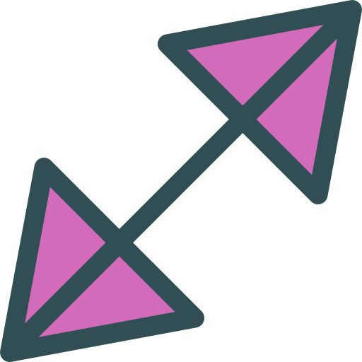 Diagonal arrow icon
