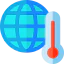 Global warming icon 64x64
