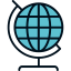 Earth globe biểu tượng 64x64