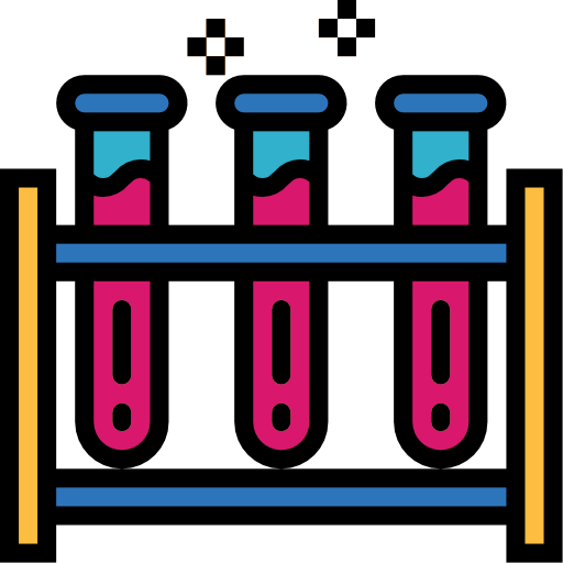 Test tubes icon