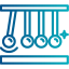 Newton cradle icon 64x64