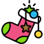 Christmas sock icon 64x64