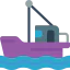 Fishing boat icon 64x64