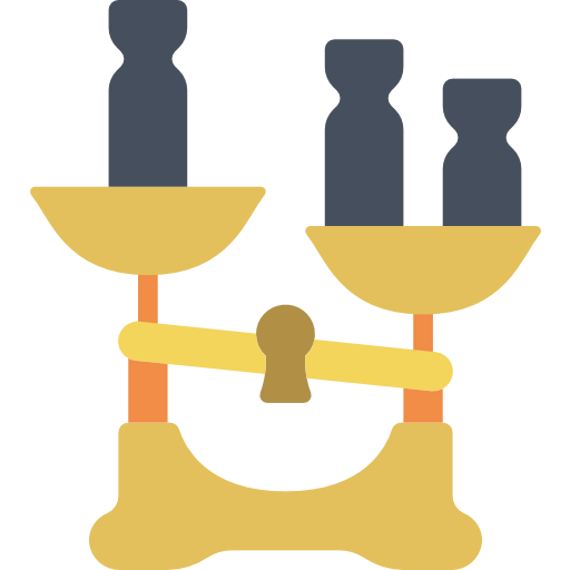 Weighing scale icon