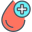 Blood donation icon 64x64