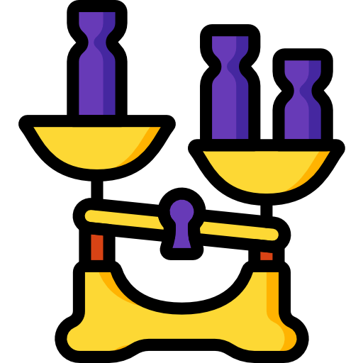 Weighing scale icon
