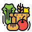 Fruits and vegetables icon 64x64