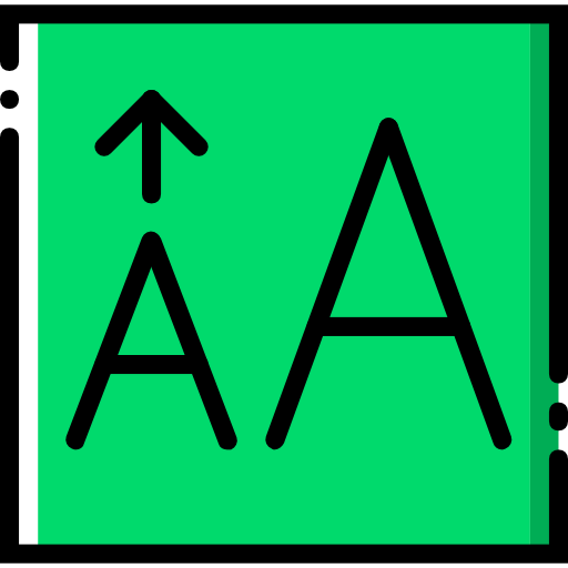 Uppercase ícono