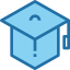Graduation cap icon 64x64
