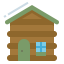 Wood cabin icon 64x64