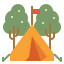 Camping icon 64x64
