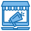Online shopping icon 64x64