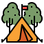 Camping icon 64x64