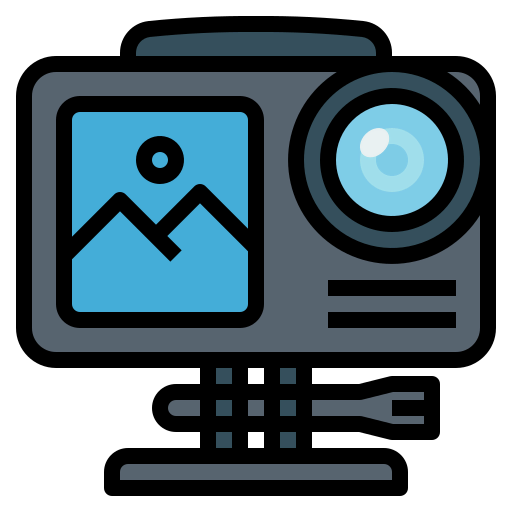Action camera icon