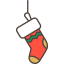 Christmas sock icon 64x64