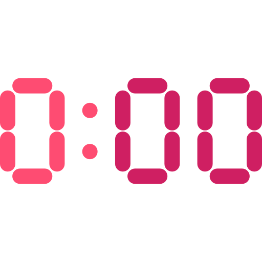 Digital clock Symbol