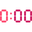 Digital clock Symbol 64x64