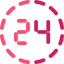 24 hours Symbol 64x64