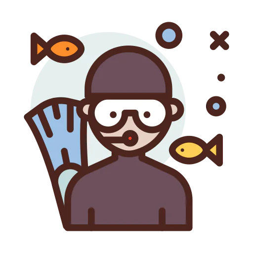 Scuba diver icon
