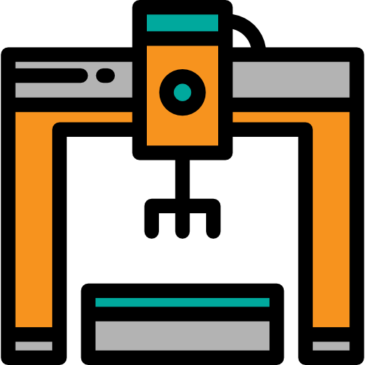 Industrial robot icon