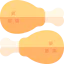 Chicken leg icon 64x64