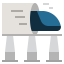 High speed train icon 64x64