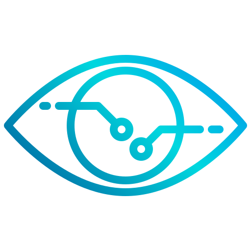 Eye scan ícono