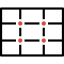 Rule of thirds icon 64x64