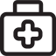 First aid kit icon 64x64