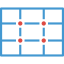 Rule of thirds icon 64x64