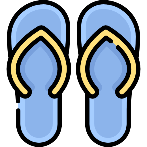 Flip flops icon