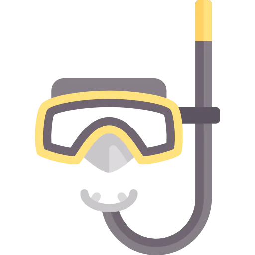 Diving mask icon