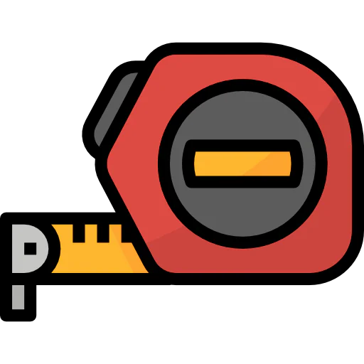 Measuring tape icon