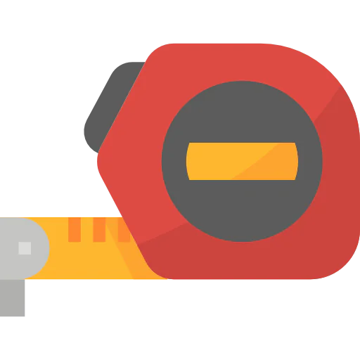 Measuring tape icon