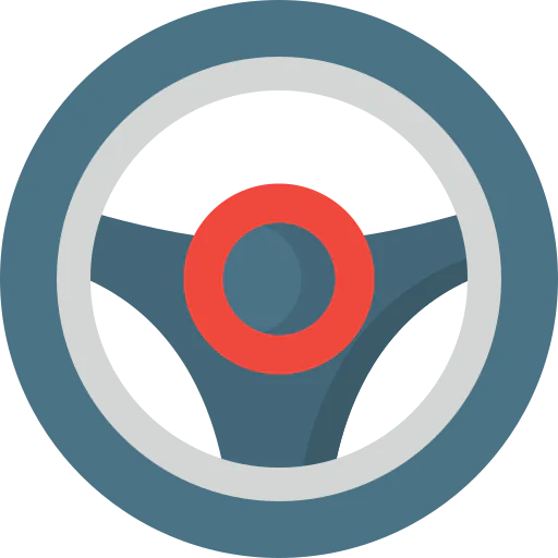 Steering wheel ícono