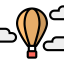 Hot air balloon icon 64x64