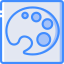 Paint palette icon 64x64