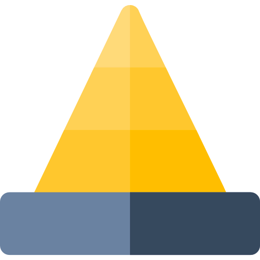 Pyramid chart icon