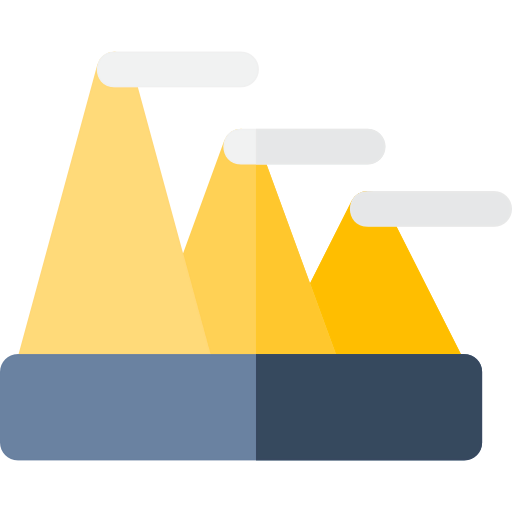 Pyramid chart icon