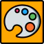 Paint palette icon 64x64