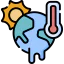 Global warming アイコン 64x64