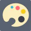 Paint palette 图标 64x64