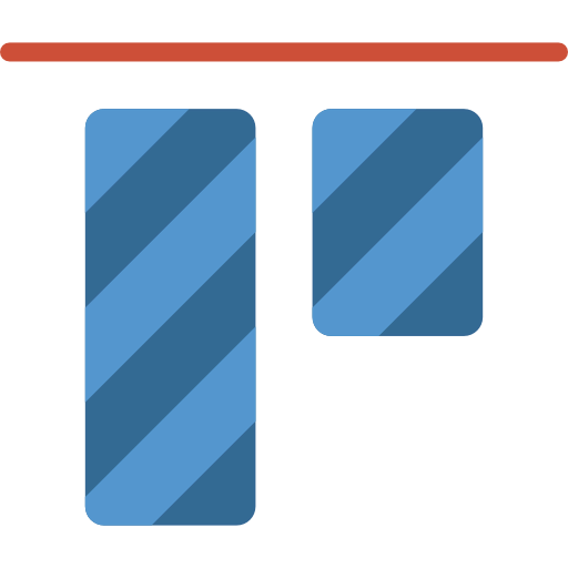 Top alignment 图标