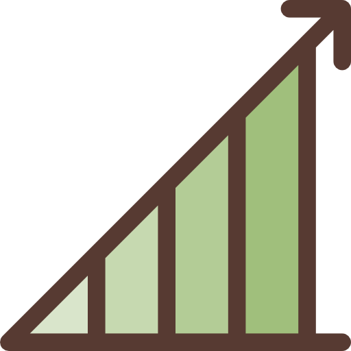 Line chart icon
