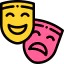 Theater masks icon 64x64