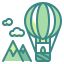 Hot air balloon アイコン 64x64