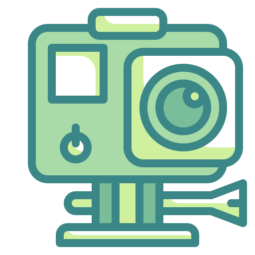 Action camera icône