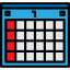 Calendar ícono 64x64